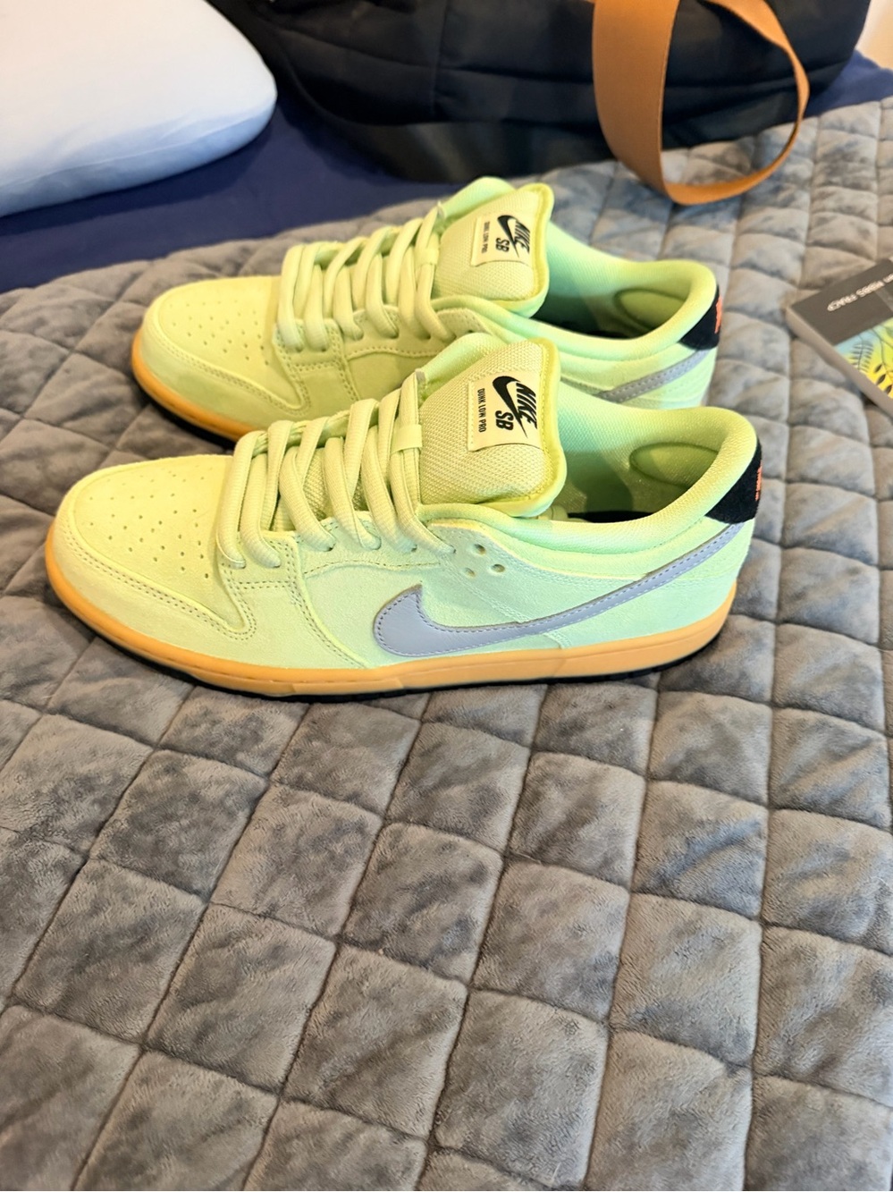 Men’s ' Low-Top Skate Shoes - Neon Green
